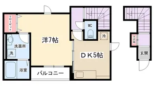 ヒルズ【2階】の間取り