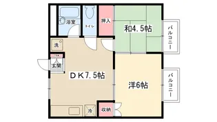プロスパーC【2階】の間取り
