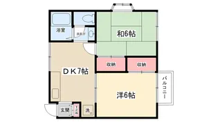 グランデュール山口【2階】の間取り