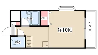 ルミエール北里【7階】の間取り