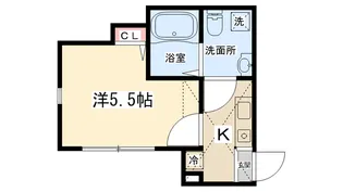 マイスペース古淵【1階】の間取り