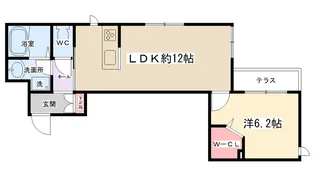 Cullinan(カリナン)【103号室】の間取り