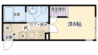 カーサ古淵【1階】の間取り