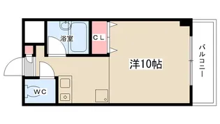 ルミエール北里【708号室】の間取り