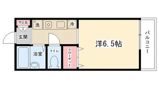 パークヨコチョー【1階】の間取り