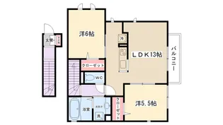 PrintempsⅡ【2階】の間取り