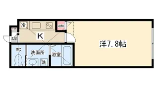 Bernini【103号室】の間取り