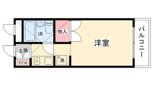 クレスト【202号室】の間取り