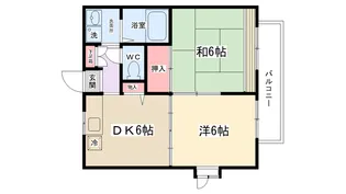 クレスト古淵【2階】の間取り