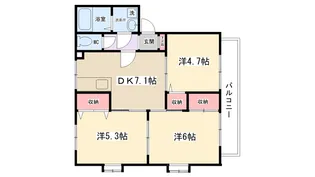 エクセルハイムB【2階】の間取り