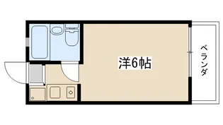 若松レジデンス【202号室】の間取り