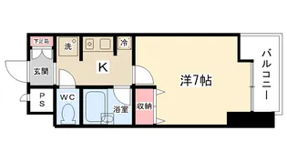 ラ・ロッシェル【4階】の間取り