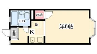TAKEハイツ【101号室】の間取り