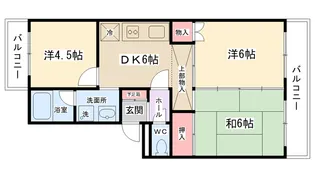 ユートピアンハウスPARTⅠ【103号室】の間取り