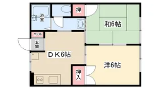 ブラーナ壱番館【105号室】の間取り