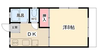 ハウス大津 B棟【B-3号室】の間取り