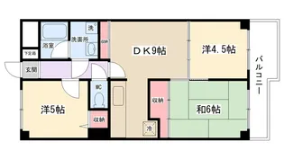 マスカットビル【408号室】の間取り