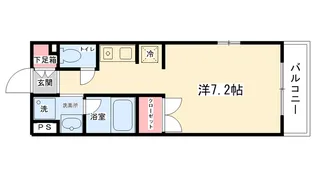 レジデンス田中【201号室】の間取り