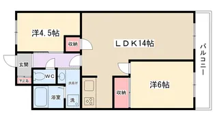 エクレールHARU1【309号室】の間取り