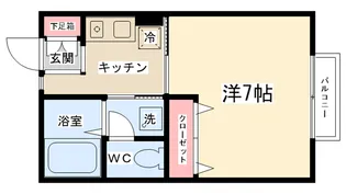 スュクルハイツ【2階】の間取り