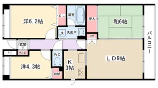 カ・アンジェリ【3階】の間取り