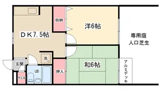 ベルフォーレ【1階】の間取り