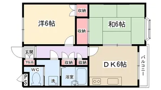 メロウハウス【202号室】の間取り