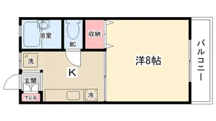 RSコーポ【2階】の間取り