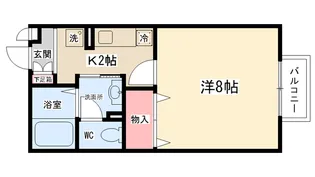 シャトレー【2階】の間取り
