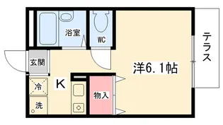 プランドール古淵【1階】の間取り
