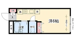 アイリスコート【105号室】の間取り