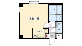 LIB古淵5号館【411号室】の間取り