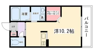 ドリーム【202号室】の間取り