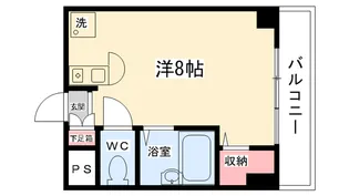 古淵シティビル【506号室】の間取り