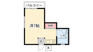 レジデンス古淵【202号室】の間取り