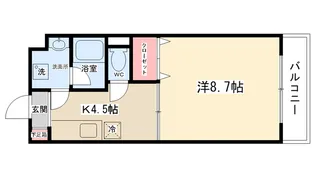 アクア・レトリー【307号室】の間取り