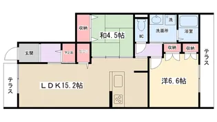 BORIKIおおの台西棟【1階】の間取り