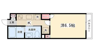 ユーロ古淵【104号室】の間取り