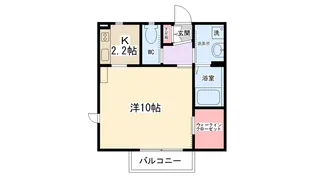 グランノエル・K【105号室】の間取り