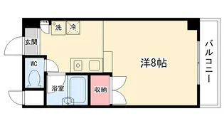 アクシス古淵【502号室】の間取り