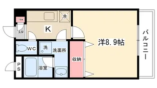 リリーフ・Ⅰ【202号室】の間取り