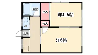 河本荘【1階】の間取り