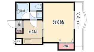 第二林マンション【301号室】の間取り