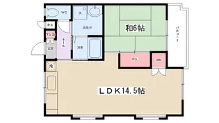 林ハイツ【106号室】の間取り