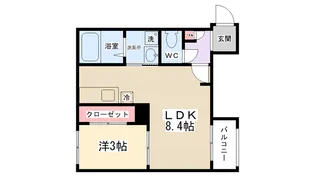Ciel Terrace【2階】の間取り