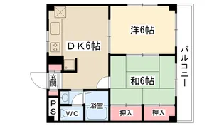 ピアシティS・YⅡ【305号室】の間取り