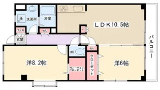 グリーンヒルズ古淵【3階】の間取り