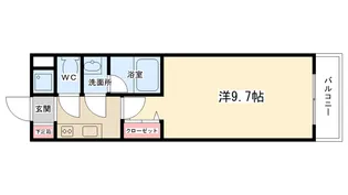 フルール【202号室】の間取り
