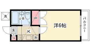 ハイツミタ【102号室】の間取り