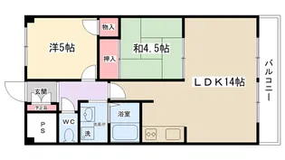 古淵エクセドラ【406号室】の間取り